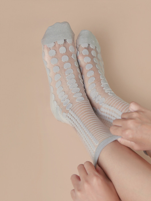 `drop` Dot Socks (3set)
