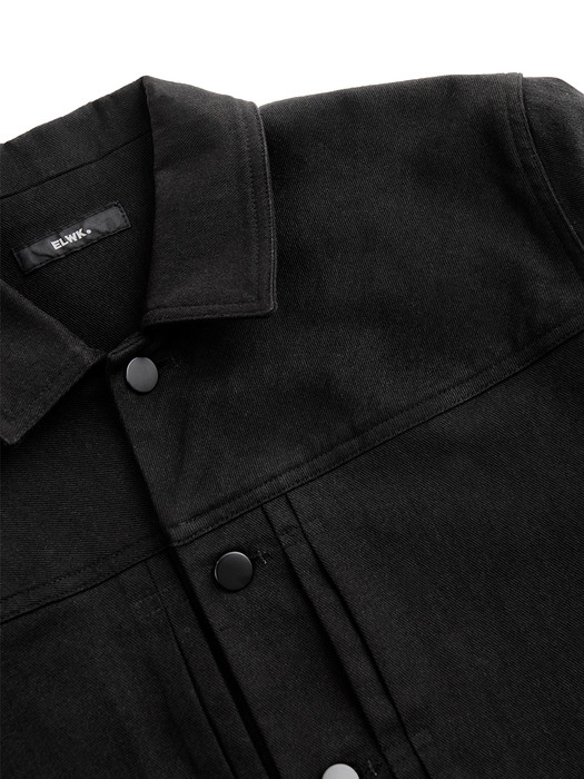 Cotton Twill Jacket (BLACK)   