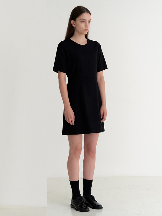 mini dress-black