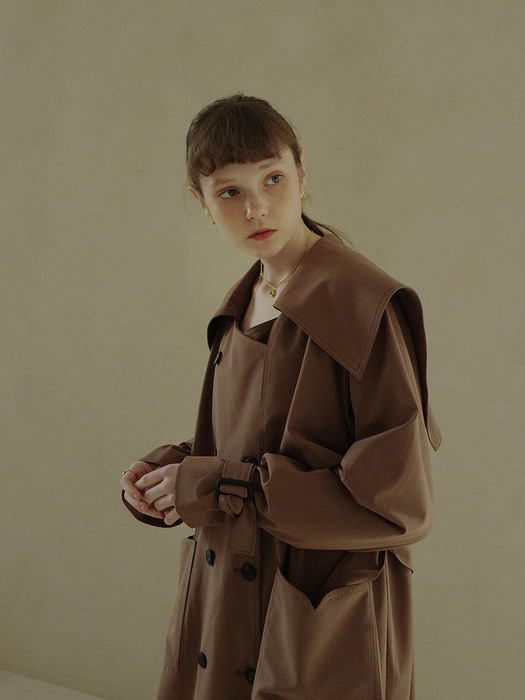 Notting Hill Trench Coat (Cocoa Brown)