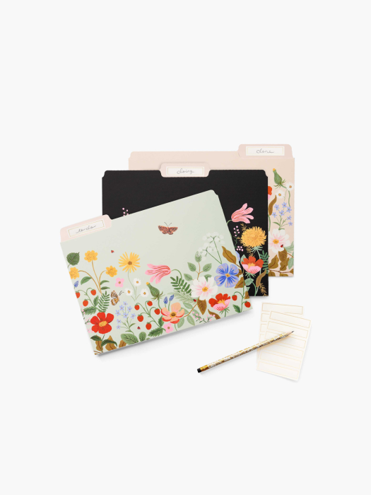 Strawberry Fields File Folder Set 파일 폴더 세트