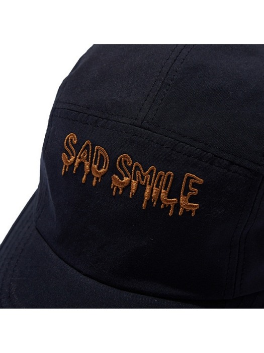 새드스마일 [온라인 단독] sad smile lettering camp cap
