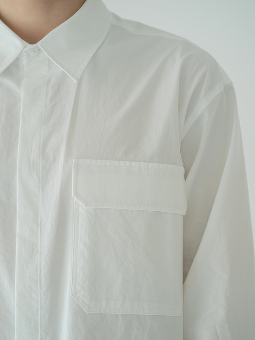 Overfit Minimal Pocket Shirts