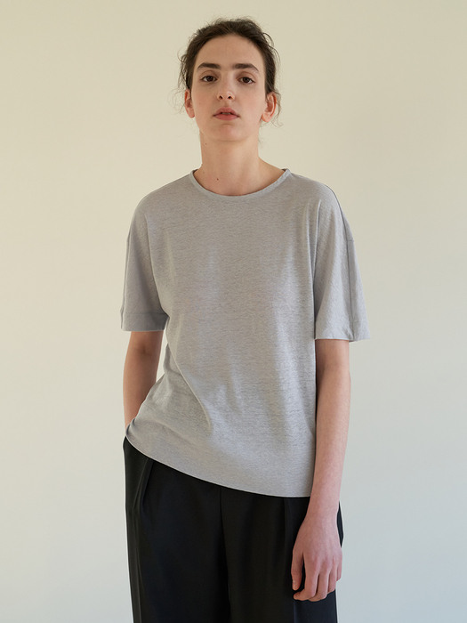 TOS LINEN BASIC TOP_3COLOR