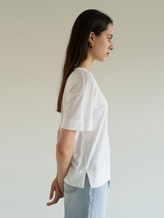 TOS LINEN BASIC TOP_3COLOR