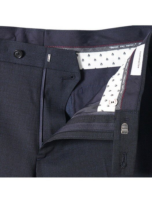 classic navy blue two-tone suit pants_CWFCM21217NYX