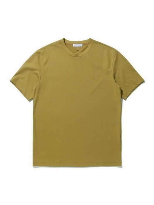 linen like short sleeve t-shirt_CWTAM21414MUX