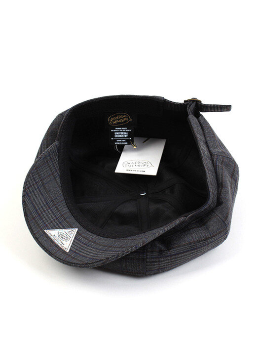 Charcoal Glen Check Newsboy Cap 뉴스보이캡