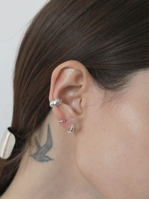 [3SET][Silver925] TN043 Sleek layered earring set