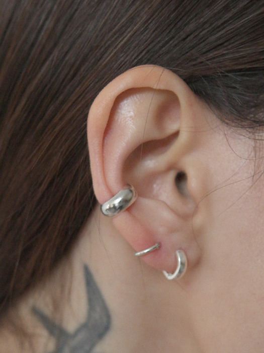 [3SET][Silver925] TN043 Sleek layered earring set