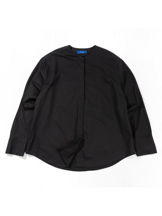 LAYERED ROUND SHIRT OSOST001-BK