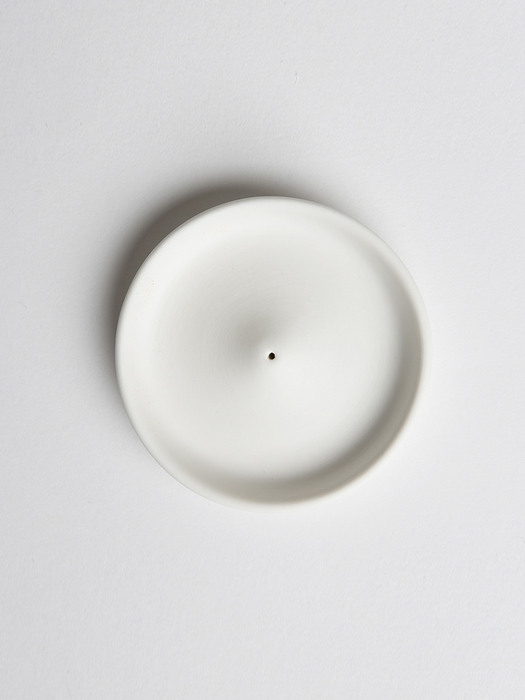 Circle Incense Holder White
