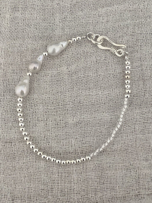 Baroque pearl silverball b/r