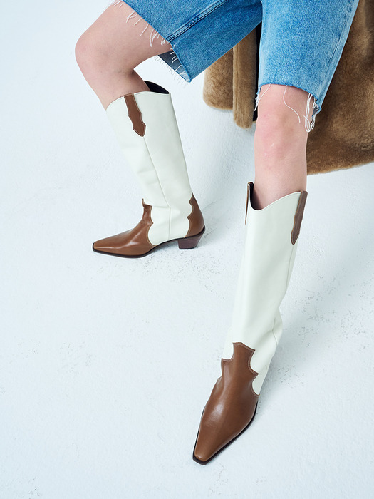 Enty western long boots(3colors)