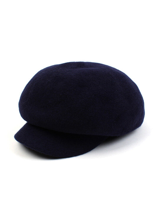 Deep Navy Wool Newsboy Cap 뉴스보이캡