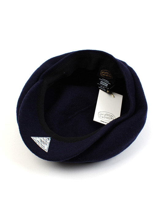 Deep Navy Wool Newsboy Cap 뉴스보이캡