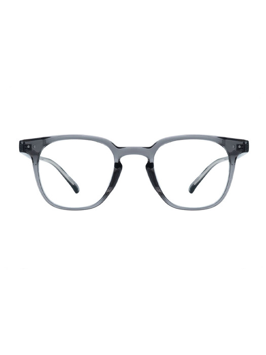 Erich GRAY CRYSTAL 스퀘어 투명 뿔테 안경
