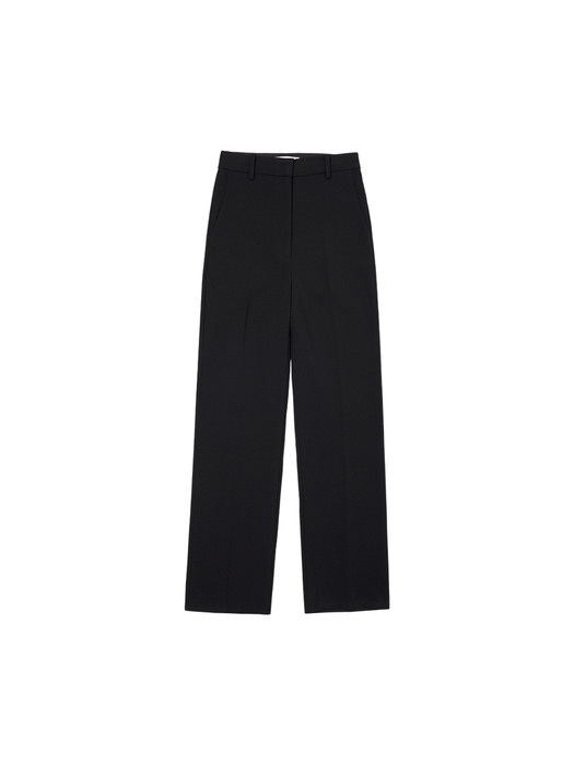 SI PT 7043 tailored straight-fit trousers_Black