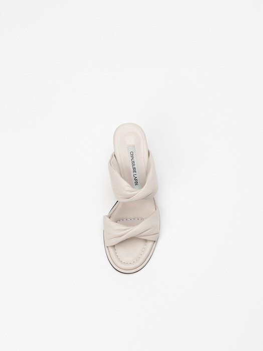 Nass Soft Mule Sandals in Ivory