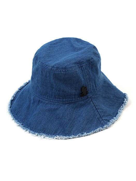 Side Thunder Denim Vintage Over Bucket Hat 버킷햇