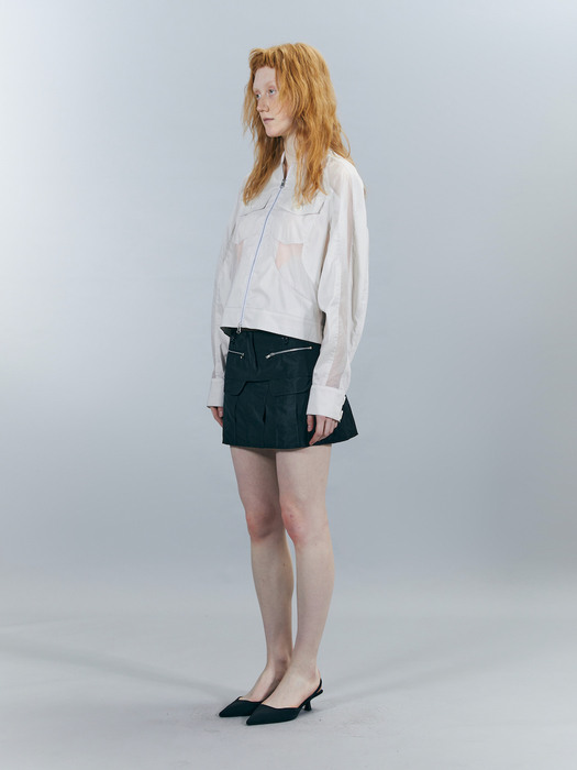 Kiwa Transparent Bomber Jacket