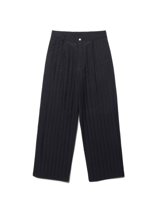 Line Quilting Pants Navy