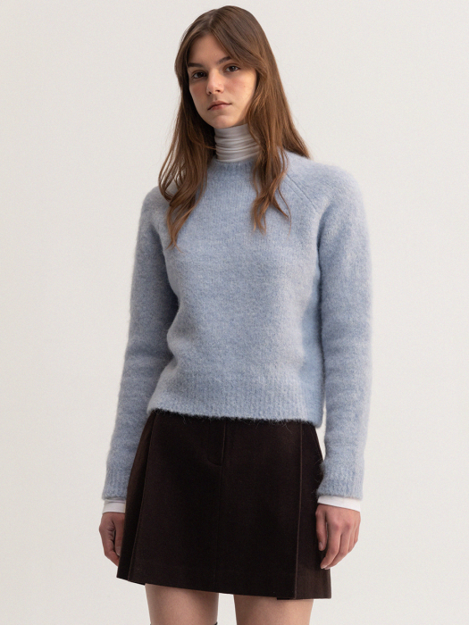 alpaca blend raglan sweety knit (light blue)