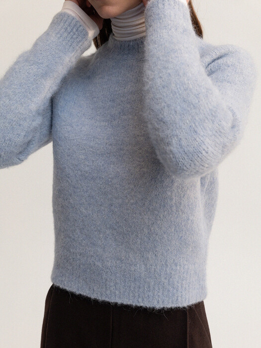alpaca blend raglan sweety knit (light blue)