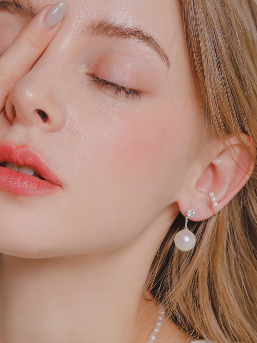 Aurora Pearl Cubic drop Earrings M03822