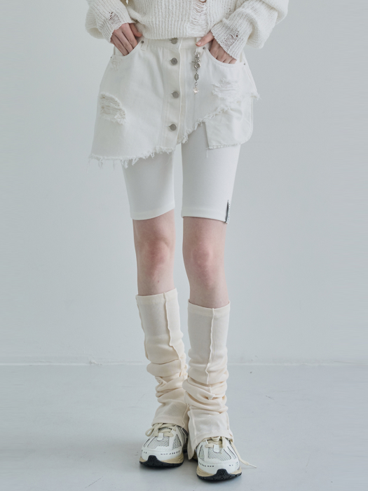 Rare ultra-mini skirt / White