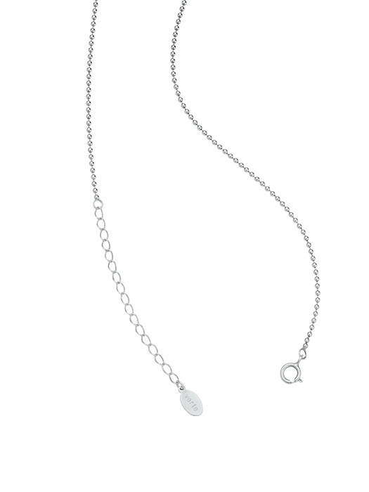 [925 silver] Un.silver.151 / nuvo heart necklace (silver)