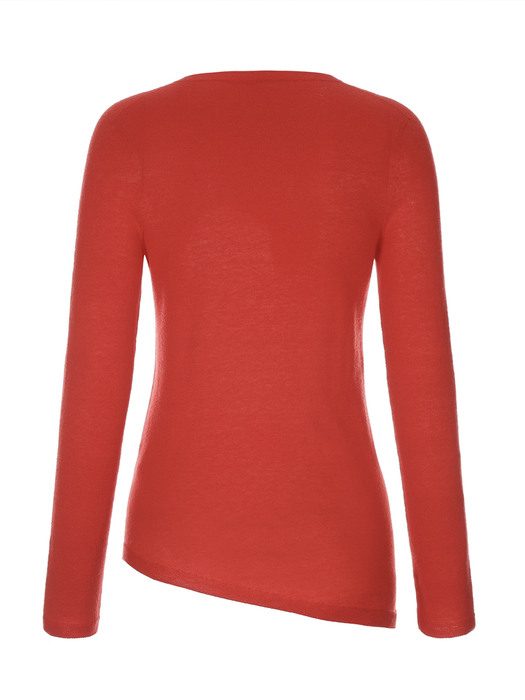 Wholegarment Long Sleeve Knit Red