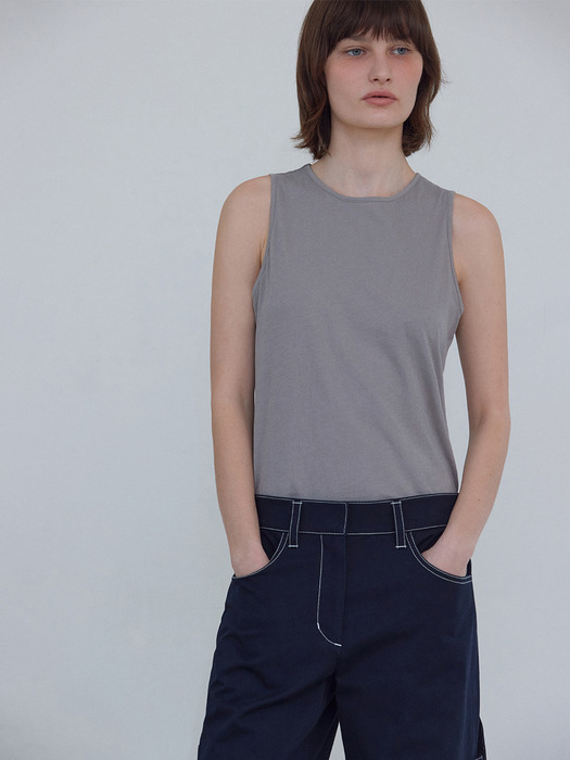 LAYER JERSEY TEE _ CONCRETE GREY