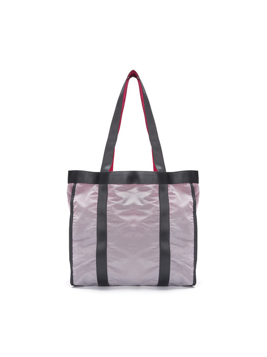 REVERSIBLE SQUARE TOTE BAG IN GREY