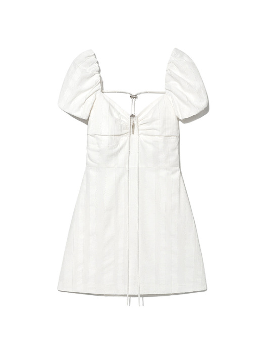 CHARLOTTE PUFF DRESS (WHITE)
