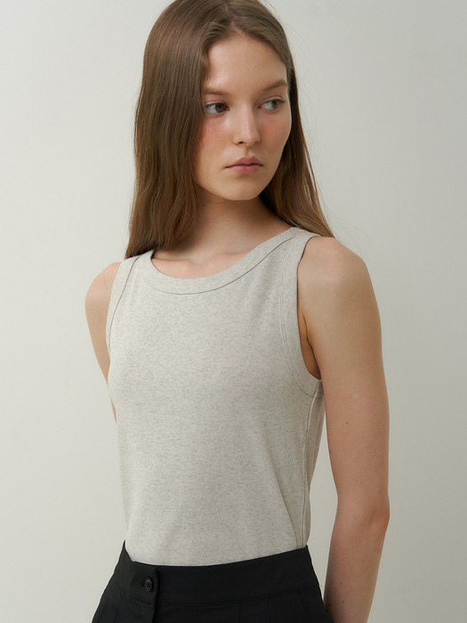 classic sleeveless t-shirt (4colors)