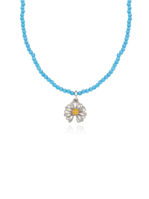 [silver925]Dandelion color necklace
