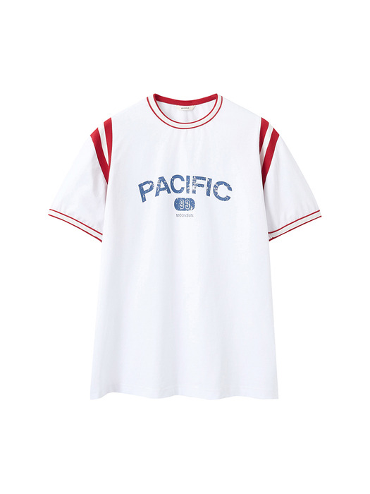 UNISEX, Pacific Line T-Shirt / White