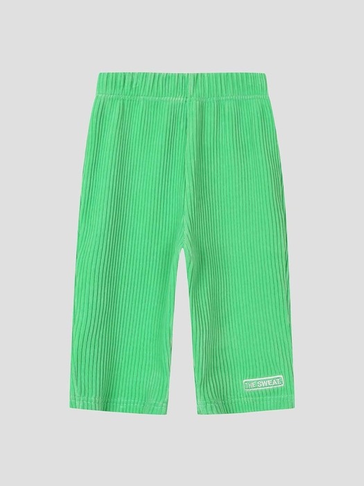 Velour Biker Shorts (GREEN)