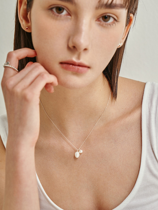 Britt Pearls2 Necklace (Short, Long)