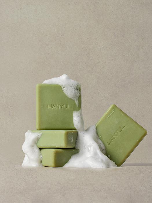 어린쑥 수분진정크림 비누 100g