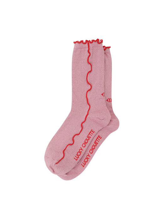 Metal Scallop Socks_LXLAM24150PIX