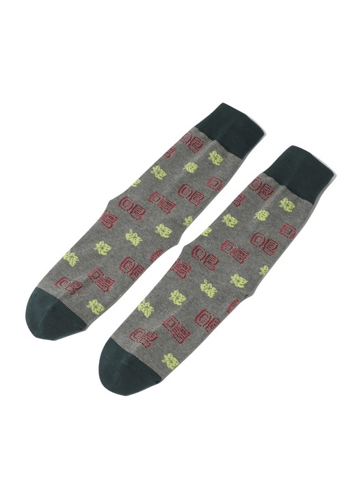 season motif pattern socks_CALAX24214GRX