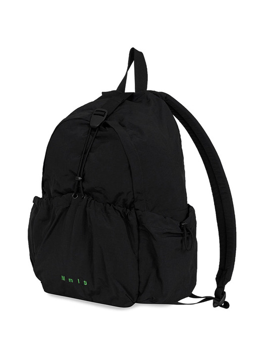 [Mmlg W] STRING RUCKSACK (BLACK)