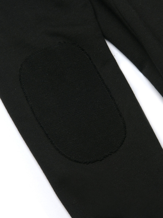 reverse color scheme french terry cardigan_black