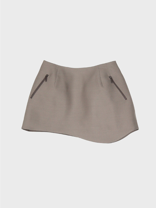 ALEX Mini Skirt-Khaki