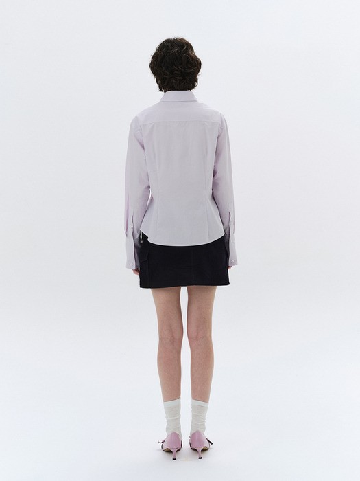 QDRY Pintuck Shirt - Lavender
