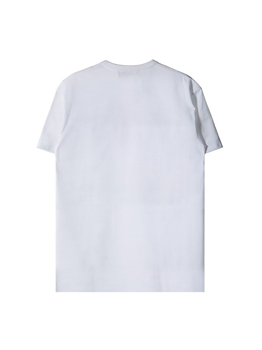 꼼데가르송 남성 하트 반팔 티셔츠 P1T086 WHITE