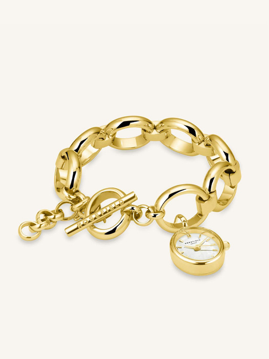 The Oval Charm Chain Gold