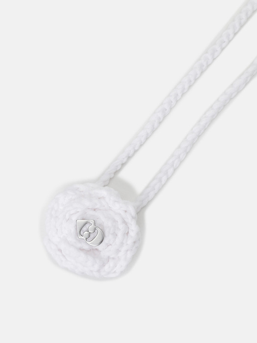 [Atelier] Flower Corsage Knit Choker_LXEAM24880WHX